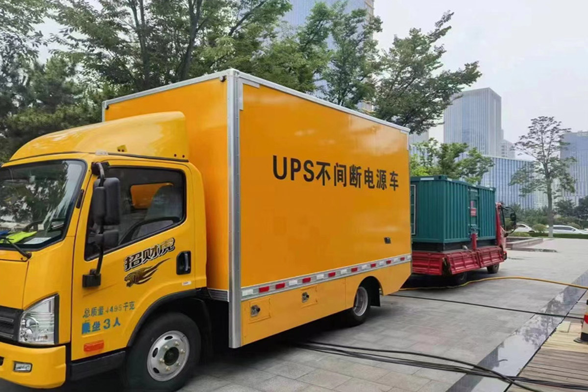 琅琊发电机租赁施工现场