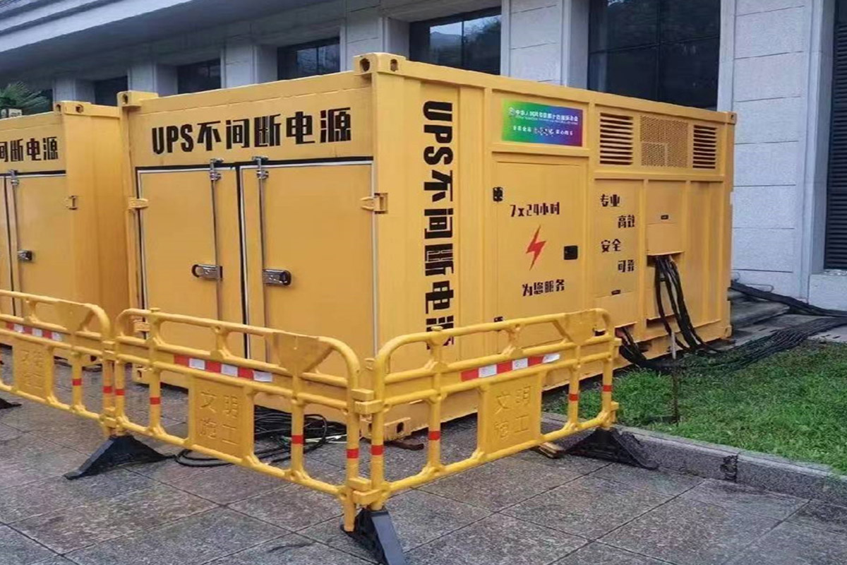 琅琊发电机租赁施工现场
