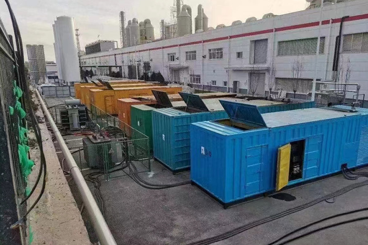 琅琊发电机租赁施工现场